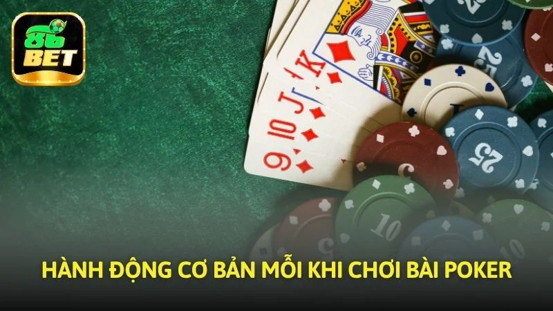Hành động cơ bản mỗi khi tham gia Poker